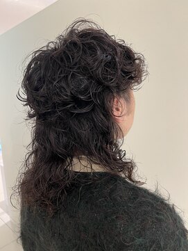 アヴァンスクロス あべのルシアス店(AVANCE.CROSS) メンズパーマウルフカット