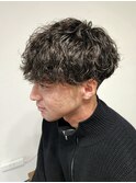 波巻きスパイラルパーマメンズパーママッシュ高崎群馬眉毛波巻き