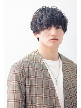 ブリング バイ スノードロップ 吉祥寺(BRING by Snowdrop) ベリーショート/ダークアッシュ/ニュアンスパーマ/韓国マッシュ