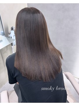 アヴァンス 西田辺(AVANCE.) smoky brown/髪質改善/艶髪/透明感/秋カラー