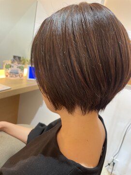 クララ ジャパン みらい平店(CLALA JAPAN) 襟足スッキリボブ×明るめオーガニックカラー