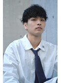 無造作パーマ　くるくるパーマ　簡単スタイリングパーマ