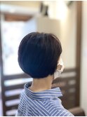 ショートボブミニボブ伸ばしかけボブ【新百合ヶ丘白髪染め】