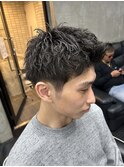 刈り上げ低めナチュラルスパイキーショート