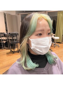 ジェシカ(Jessica) フェイスフレーミング/インナーカラー/デザインカラー/ブリーチ