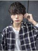 メンズ/マッシュ/ツイストスパイラルパーマ/新宿駅