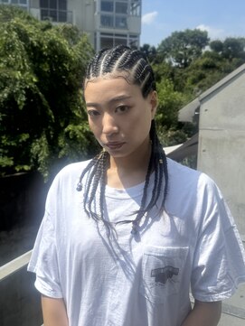 ノーフューチャー(NO FUTURE) コーンロウ