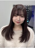 艶感UP♪カシスブラウン×レイヤーカット