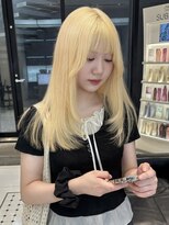 キーン 吉祥寺店(keen)&nbsp;《オオキタ》抜きっぱなしブロンドと低めレイヤー/吉祥寺