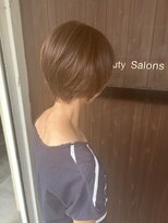 スウィープヘア(Sweep Hair)&nbsp;ベージュに秋らしくピンクを少々