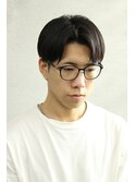 アップバングショート［メンズカット/アップバング/眉カット］