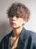 「ラフ×エッジ」メンズカット+ツイストスパイラルパーマ［メンズ/池袋]