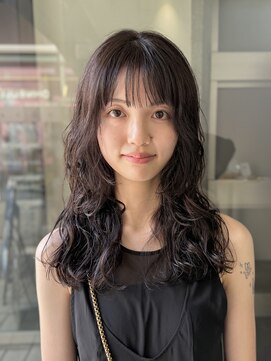 アクアオモテサンドウ(ACQUA omotesando) ◎チョコレートブラウンココアグレージュロングパーマロングヘア