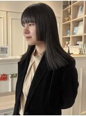個性的姫カット