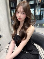 シティ(CITY)&nbsp;韓国ヘア　レイヤーカット　顔まわりカット　ベージュ