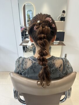 ビオラバイフーガ 綱島(Viola by FUGA) ヘアセット＊編みおろし＊結婚式お呼ばれ