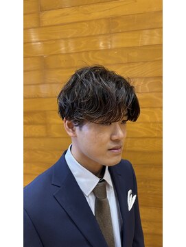 パーク バイ クリーム 大宮(PARK by CREAM) 【シャドウパーマ×センターパート】