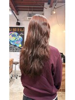 オアズヘアービィグラッド(ORe'S HAIR BE GLaD)&nbsp;ゆるふわパーマ×暖色カラー