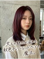 テーラヘアー 幕張本郷店(TELA HAIR)&nbsp;暖色チェリーレッド
