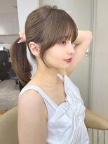 ロンドアヴァントゥス 池袋(Lond aventus)&nbsp;オリーブグレー/ボブ/顔周り/小顔/レイヤー/髪質改善/縮毛矯正