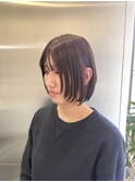 ラベンダーブラウン/レイヤーボブ【町田】
