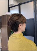 レイヤーショートボブ