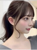 髪質改善/韓国/グレージュ/顔周り/ダブルカラー/学割/レイヤー