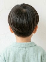 と和 巣鴨 キッズ どんぐりマッシュ オン眉 前髪 柔らかい髪質