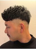 仙台　ビジネス　束感ショート　バーバー