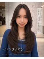 エトワ 新宿三丁目店(ETOWA)&nbsp;柔らかいマロンブラウン×レイヤー☆
