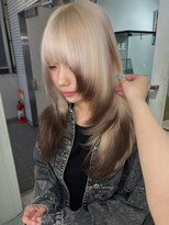 ペレ 原宿(PELE)&nbsp;ダークパープルナチュラルショート夏のヘアアレンジ原宿