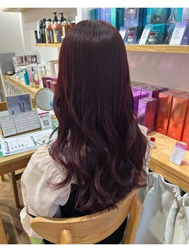 メルク ユニ(merc.uni) 大人ガーリーカシスレッド