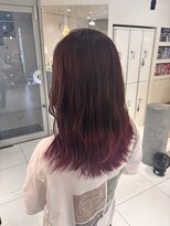 ステラ ヘア デザイン サロン(STELLA hair design salon)&nbsp;グラデーションカラー×ミディアムカット 【由比藤】