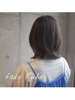 ファロルーエ(falo Ruhe)&nbsp;シアーブラウン×くびれボブ【falo Ruhe二子玉川】