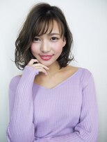 モリオ フロム ロンドン サッポロファクトリー店(morio FROM LONDON)&nbsp;【morio】2019秋冬 大人かわいいシースルーバングミディパーマ