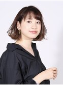 耳かけ 毛先パーマ イメチェン フォギーベージュ 伸ばしかけ