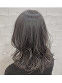 外国人風☆シルバーグレージュ