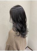 【CIEL】暗めアッシュグレー×セミロング