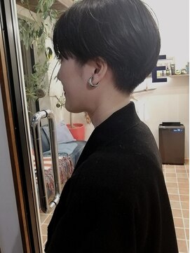 ブルー(BLUE) #BLUE　うる艶ハンサムショート