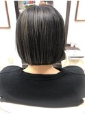 アッシュグレーハイライト