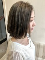 ペネロープ(Penelope)&nbsp;［新宿］前下がりボブ/ハイライト　担当　夕島　［Penelope］