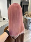 ペールピンク 【池袋、ヘアカラー、髪質改善、ケアブリーチ】