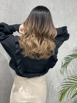 シュネア(shunea330) バレイヤージュメンテナンスカラー