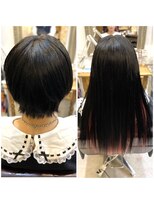 ヘアーサロン ポラリス(POLARIS)&nbsp;【ゼロエクステ】　長さ出しインナーカラー