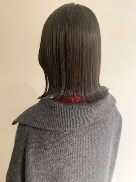 ガリカ 博多(Gallica) 【石河安奈】地毛風艶髪グレージュ/外ハネボブ/簡単スタイリング