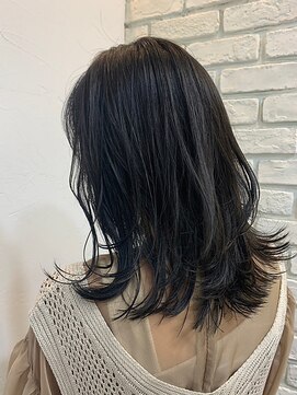 シック 大宮西口(CHIC) 艶感カラー/ネイビーブラック/ミディアム