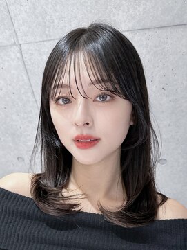 サンド 名古屋(sand) 韓国風/インナーカラー/縮毛矯正髪質改善/顔まわり/レイヤー