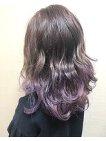 アオアクア バイ グルグル 小岩店(ao akua by GULGUL)&nbsp;ピンクベージュ ラベンダーグレージュ グラデーション 小岩