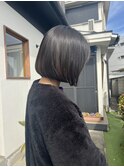 自然な丸みボブ