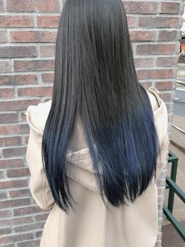 ネオヘアー 曳舟店(NEO Hair) グラデーションカラー/ネイビーブルー